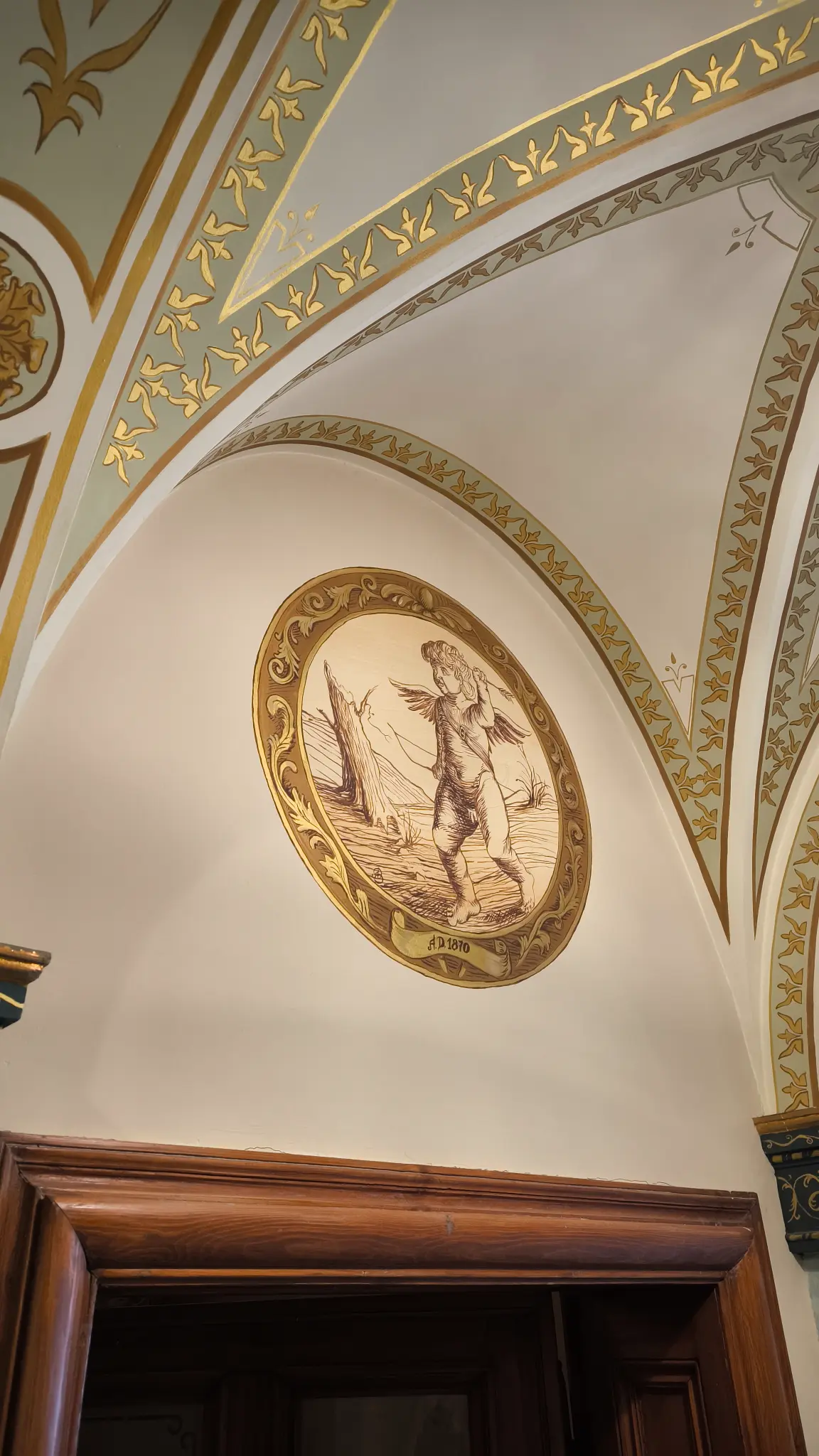 Wnętrze reprezentacyjnego holu w pałacu